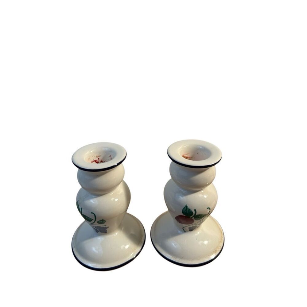Princess House Orchard Medley Fruit Candle stick‎ holders